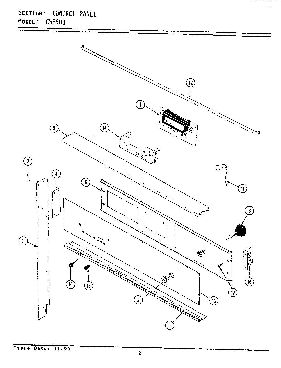 03 - CONTROL PANEL (ECWE900)