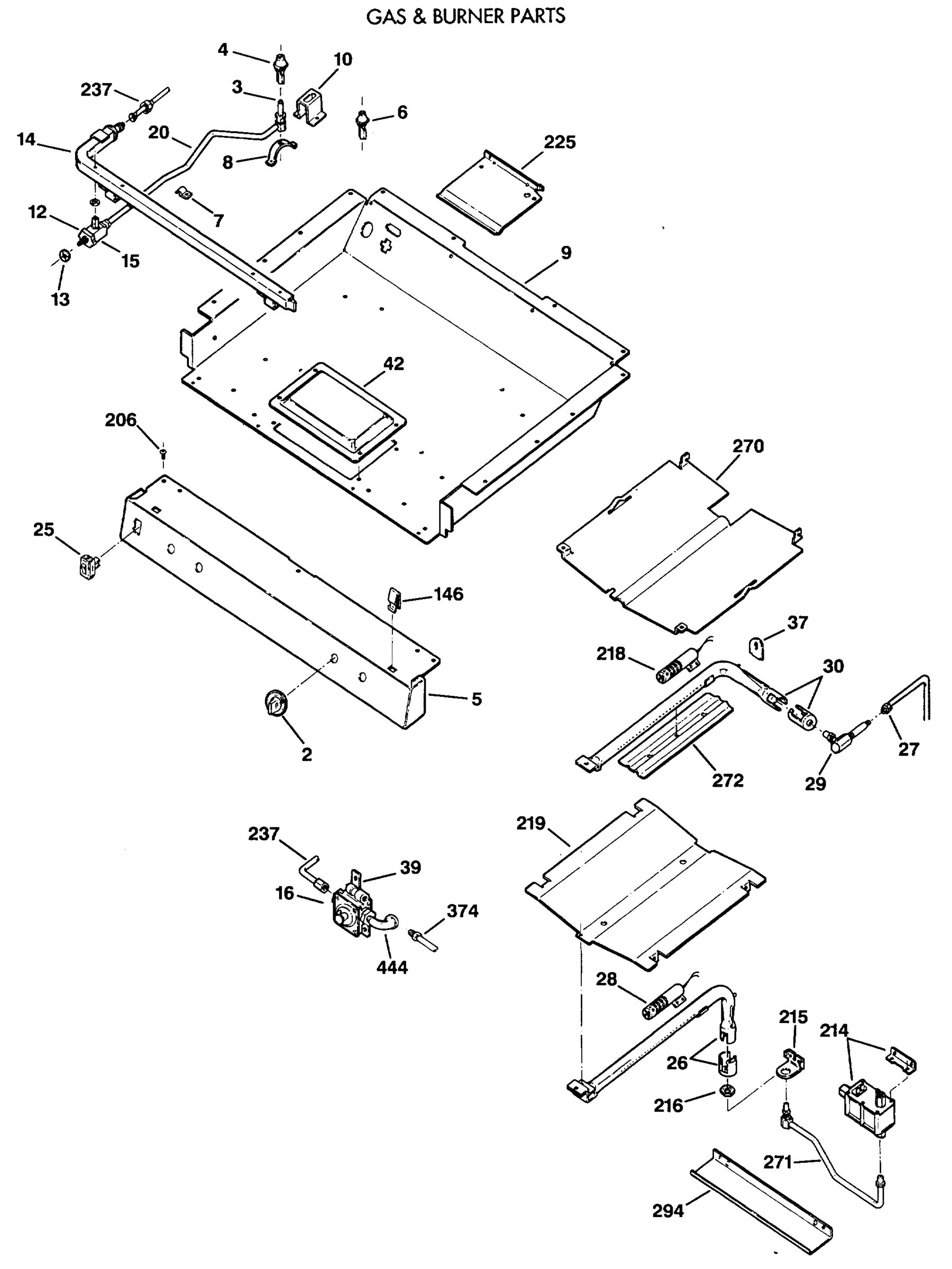 GAS & BURNER PARTS