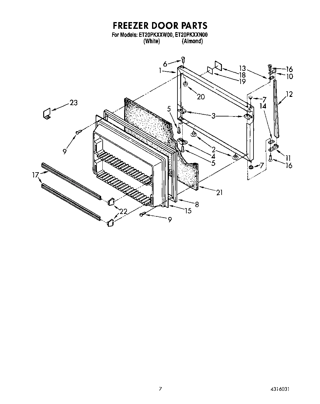 05 - FREEZER DOOR