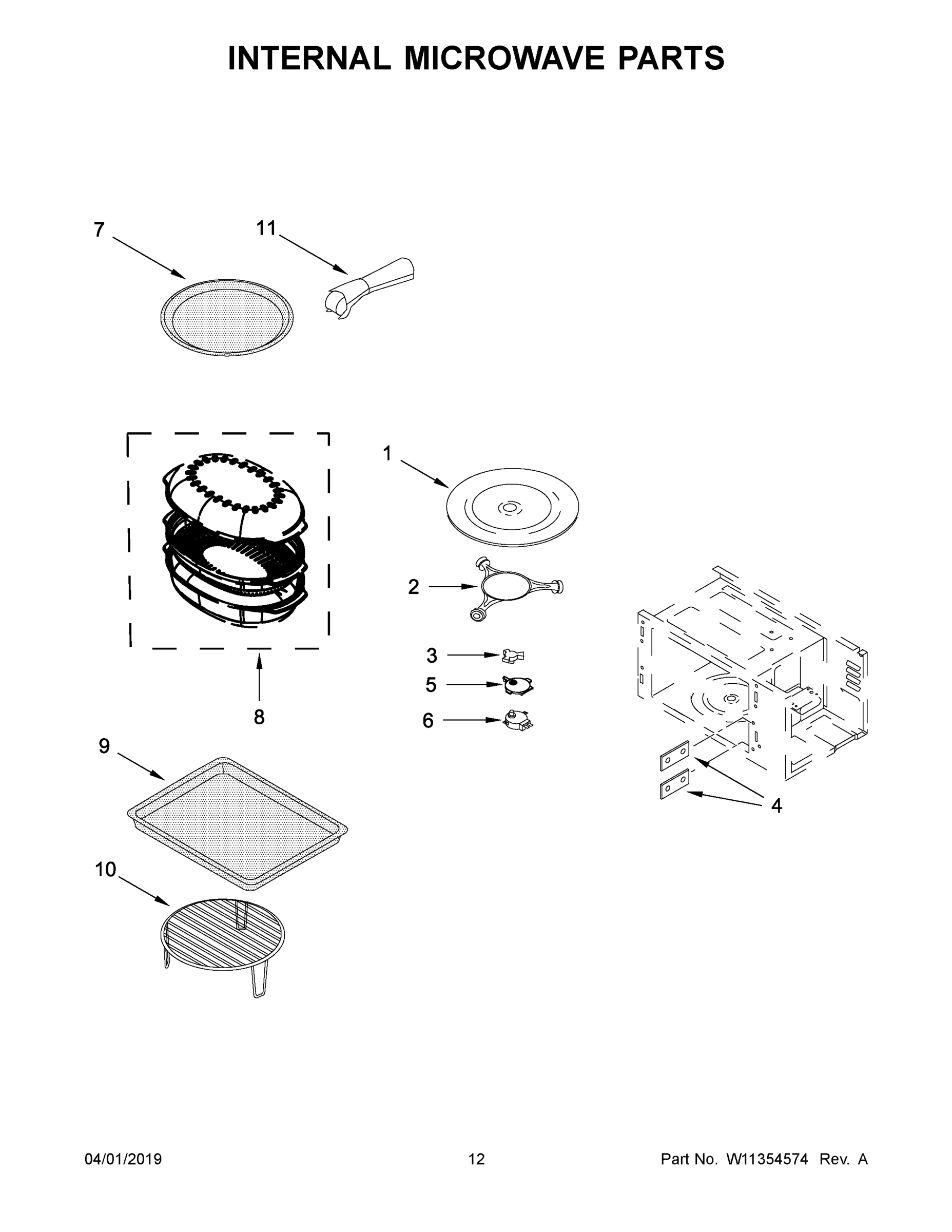 07 - INTERNAL MICROWAVE PARTS