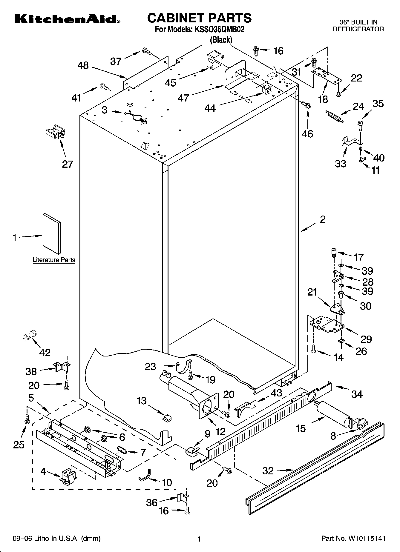 01 - CABINET PARTS