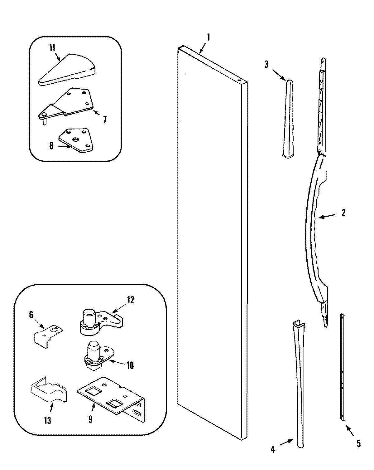 05 - FREEZER OUTER DOOR