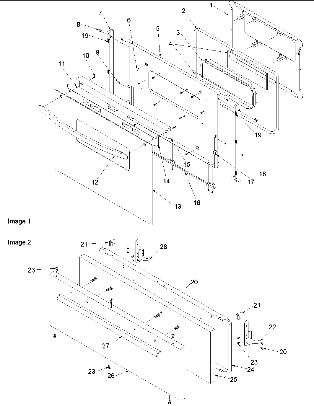 04 - Oven Door and Broiler Door