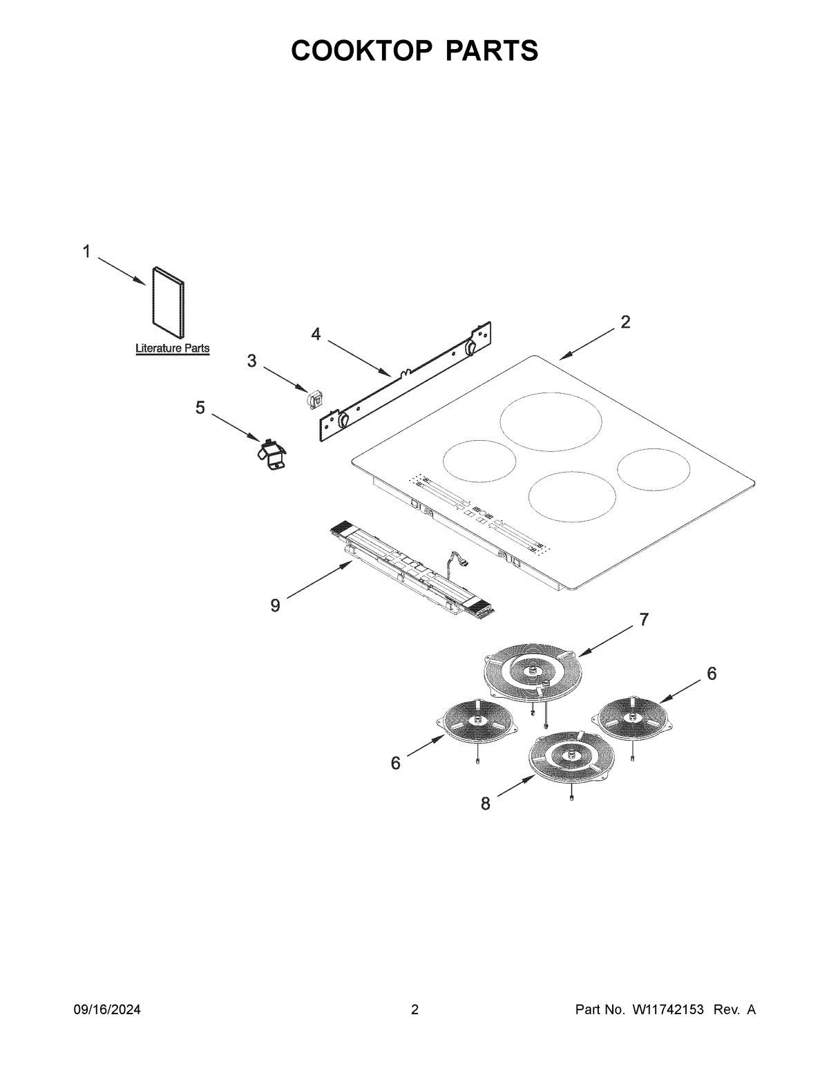 02 - COOKTOP PARTS