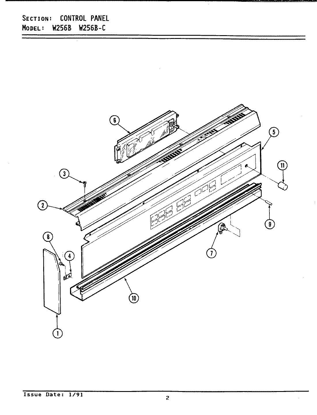 04 - CONTROL PANEL (W256B&BC)