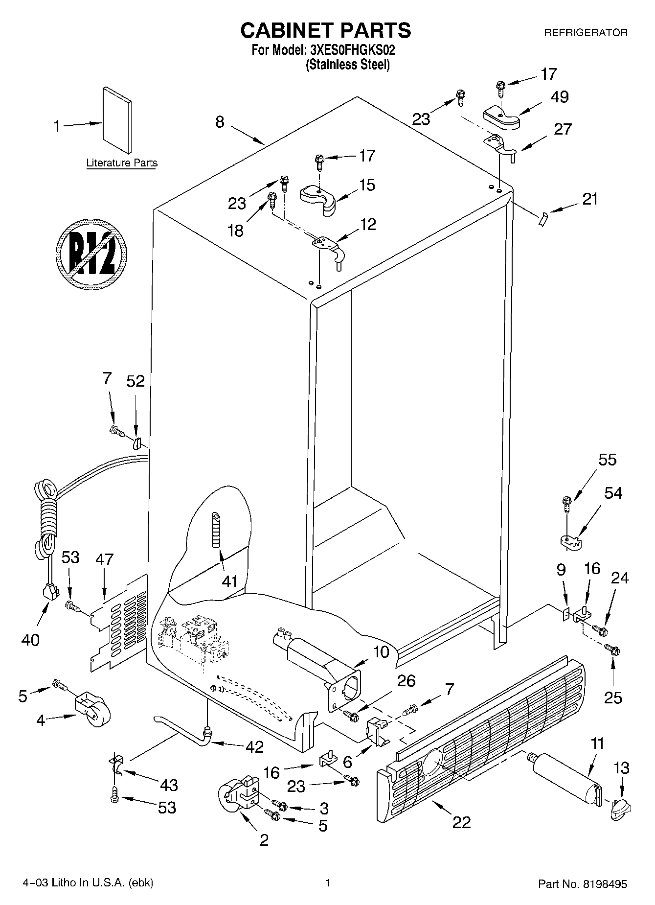 01 - CABINET PARTS