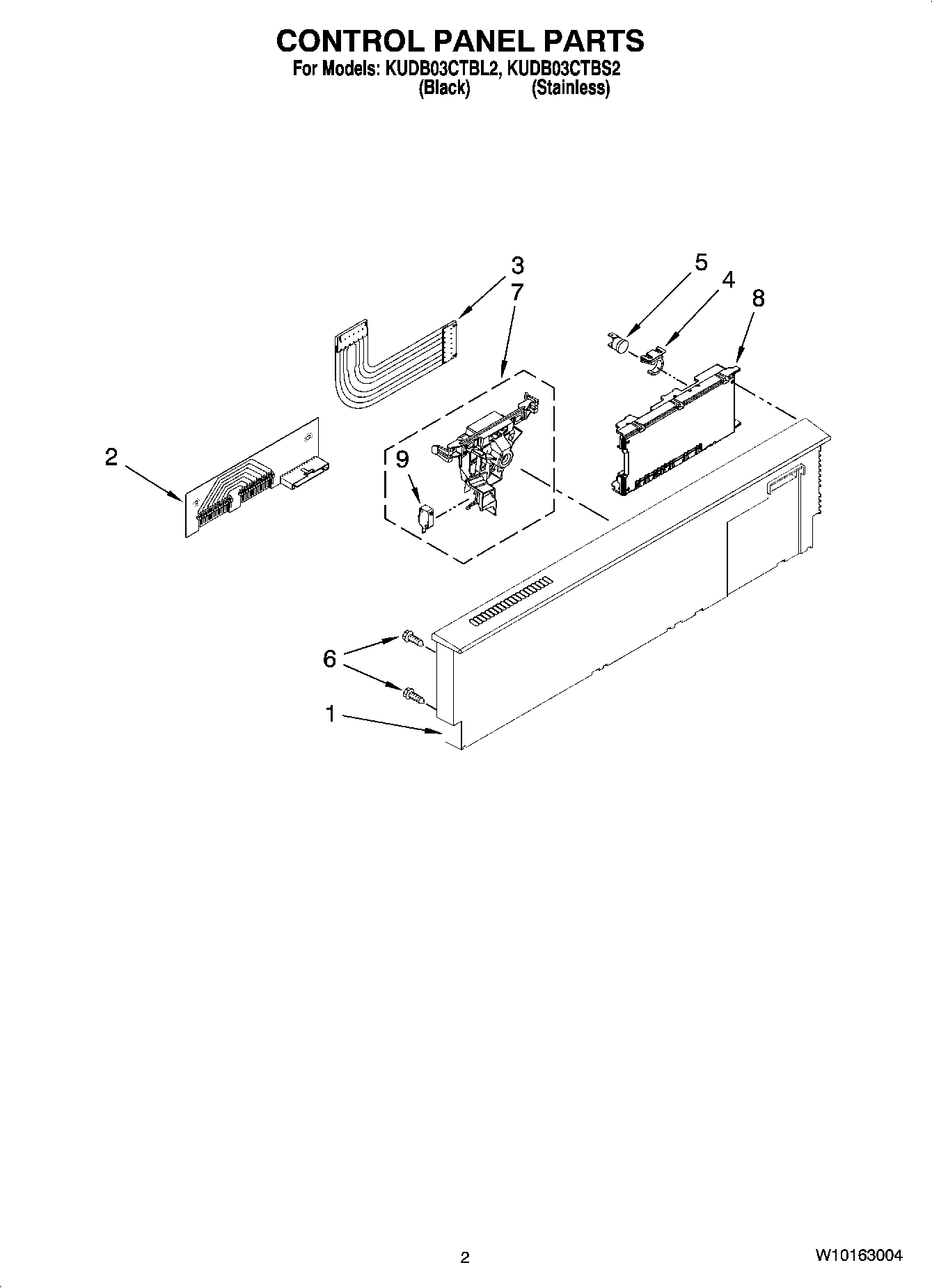 02 - CONTROL PANEL PARTS