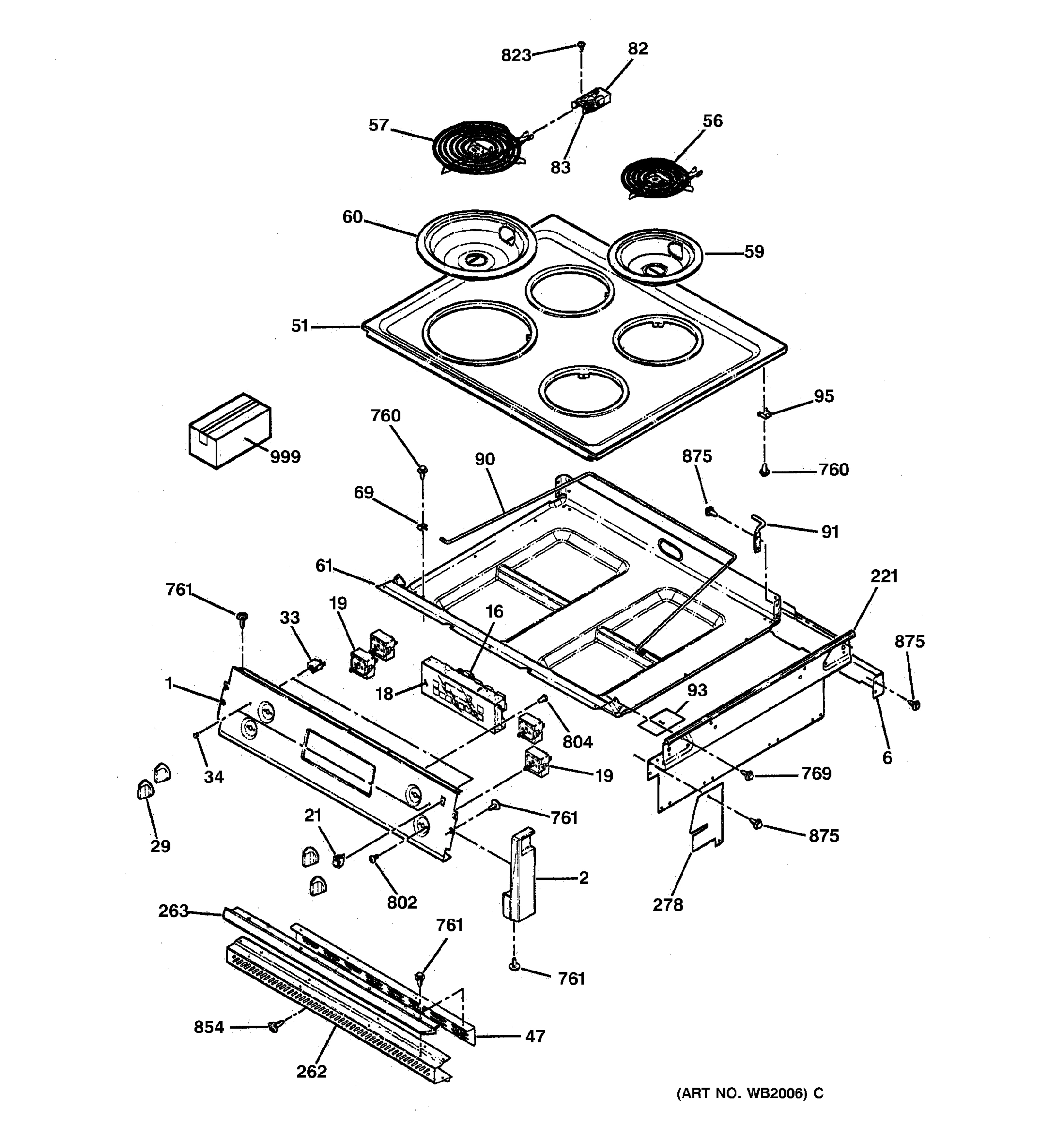 COOKTOP & CONTROL PANEL