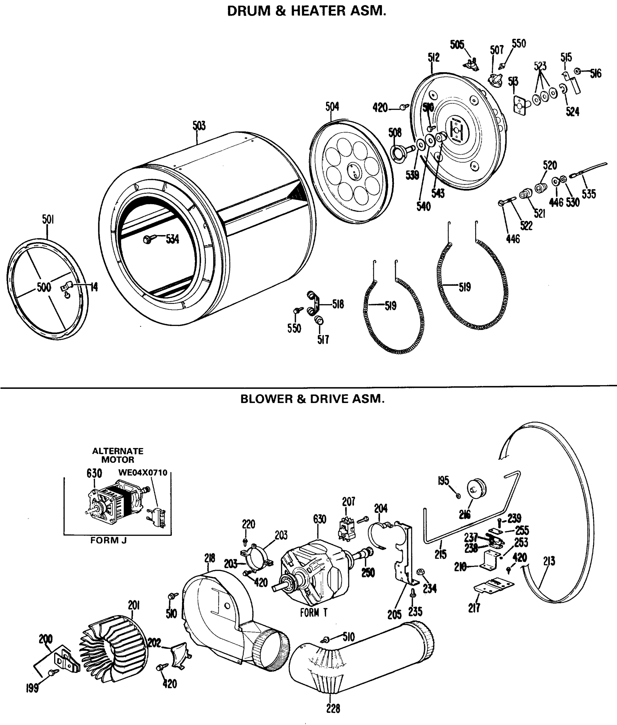 DRUM & HEATER ASM.