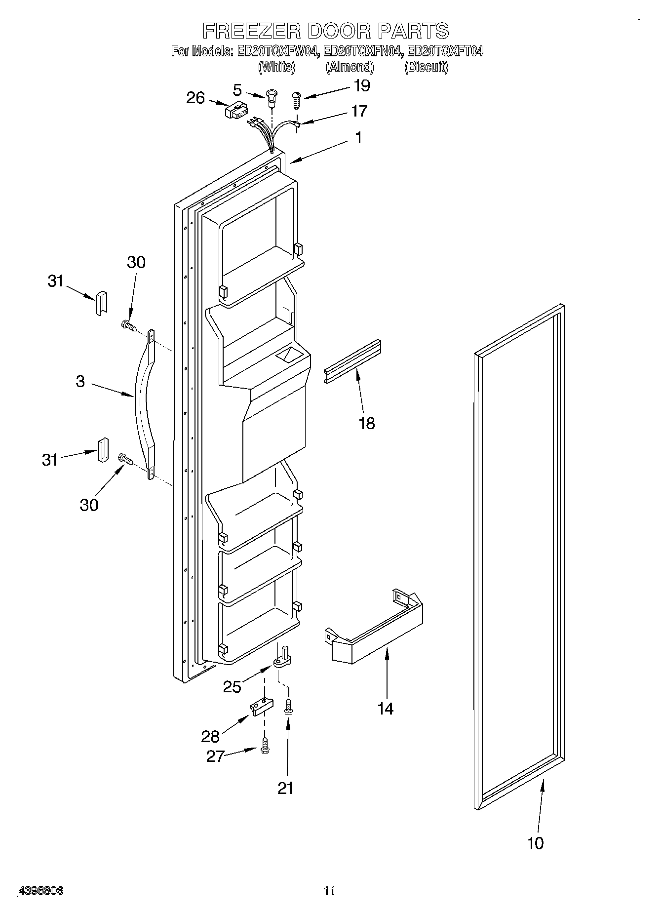 07 - FREEZER DOOR