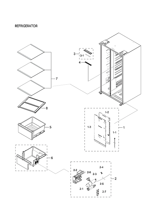 REFRIGERATOR PARTS