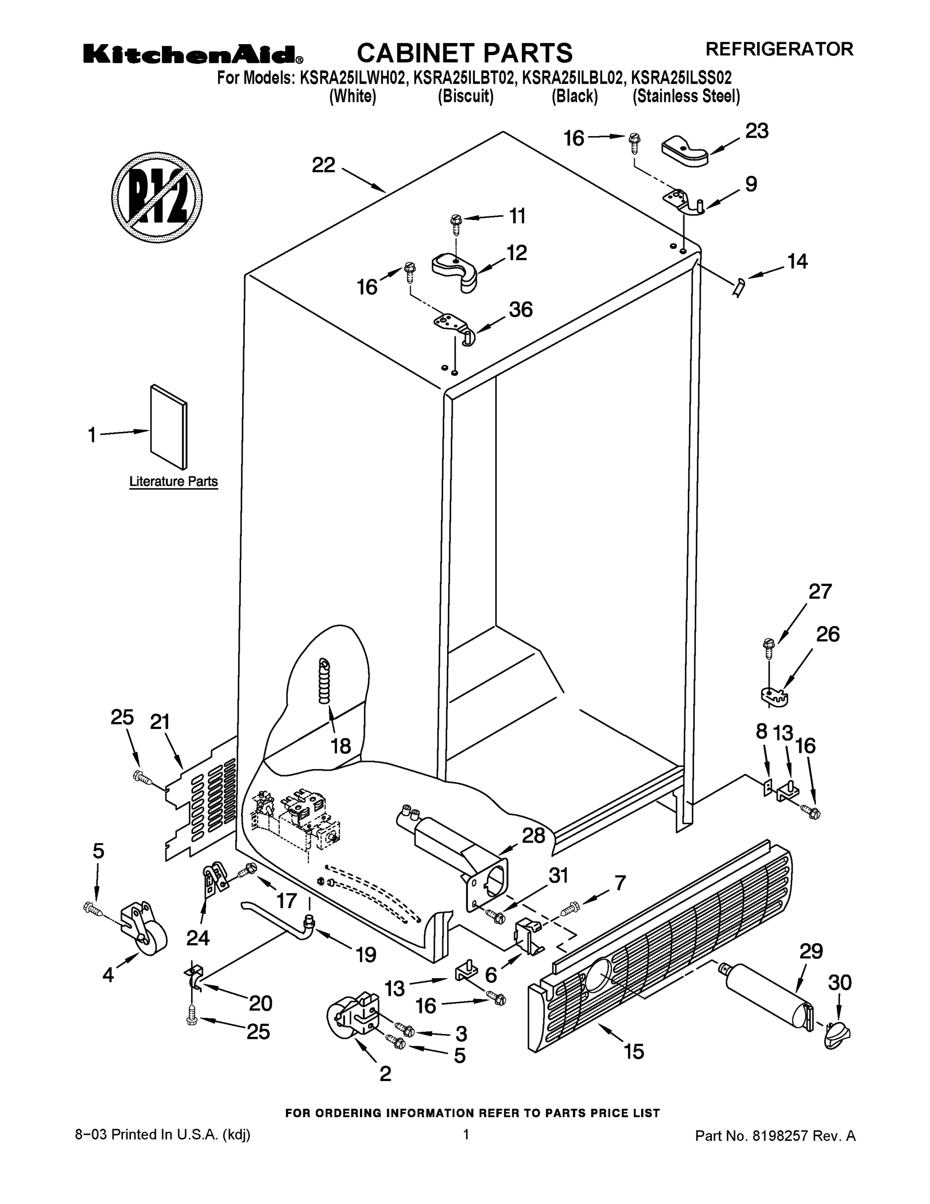 02 - CABINET PARTS