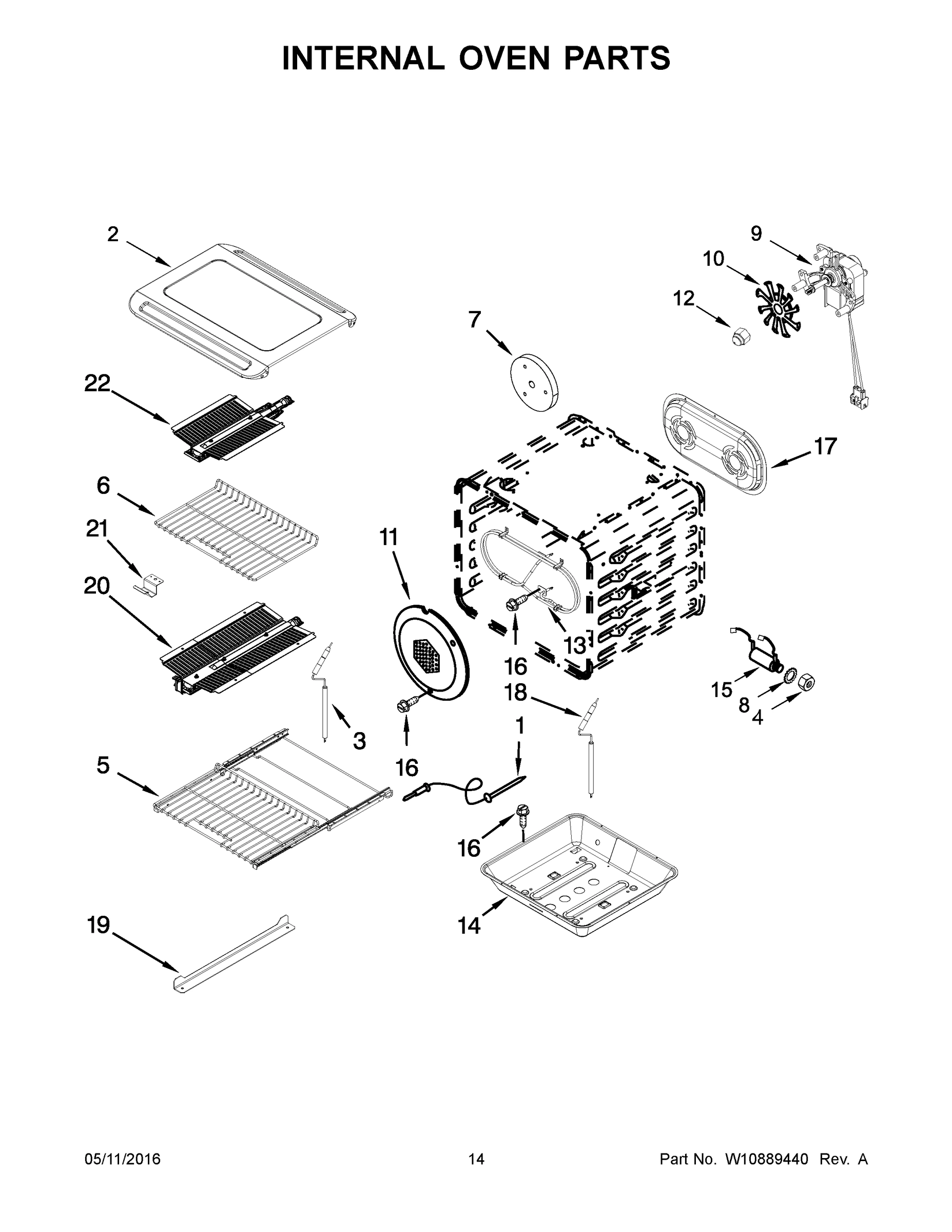 08 - INTERNAL OVEN PARTS