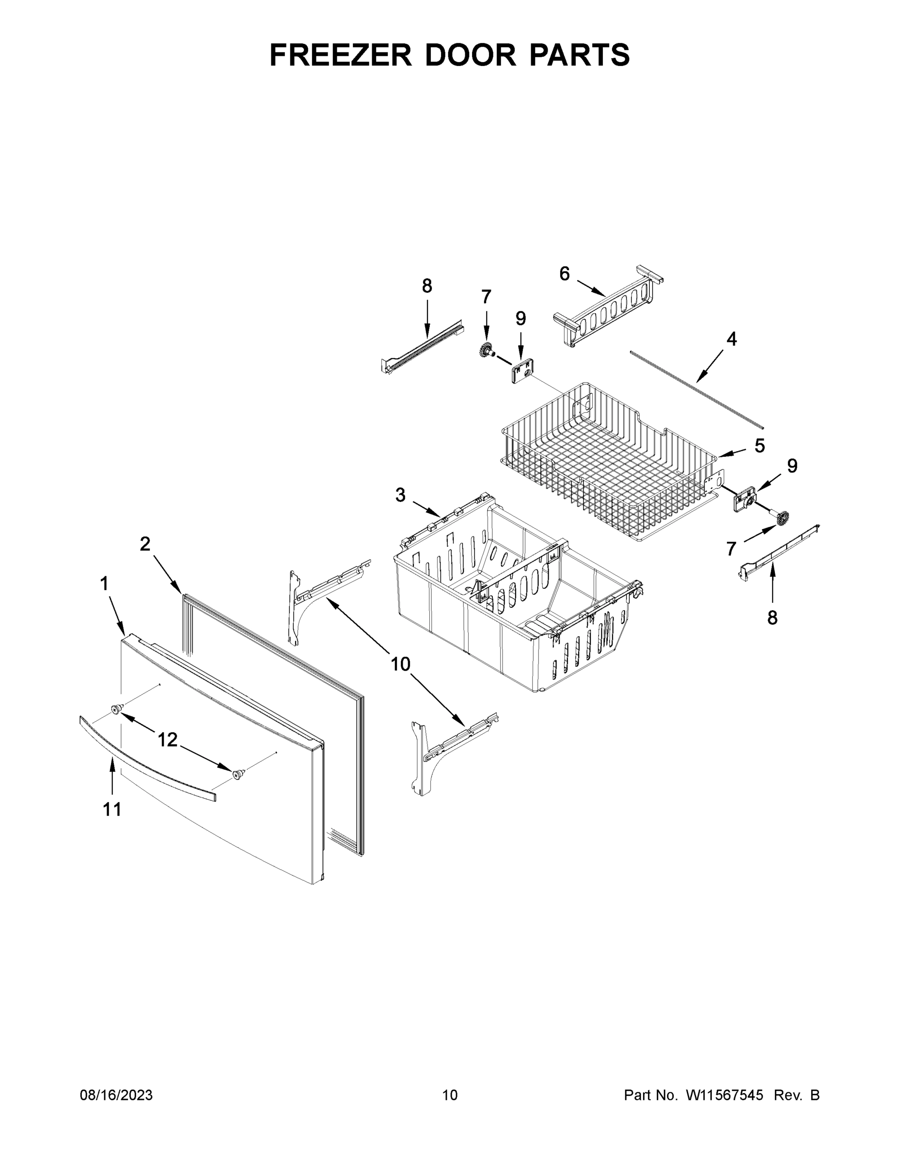 06 - FREEZER DOOR PARTS