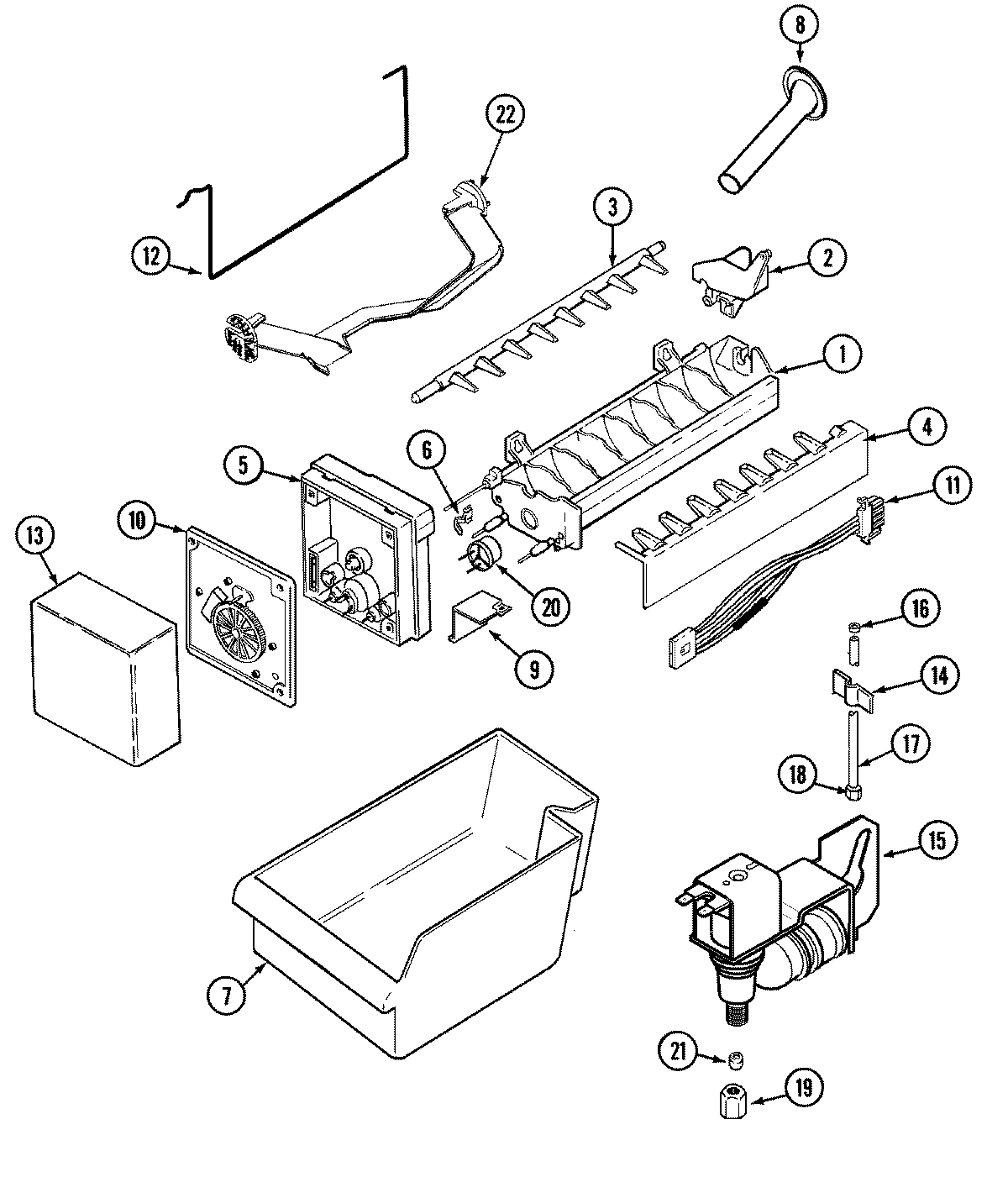 08 - OPTIONAL ICE MAKER KIT-UKI2500AXX