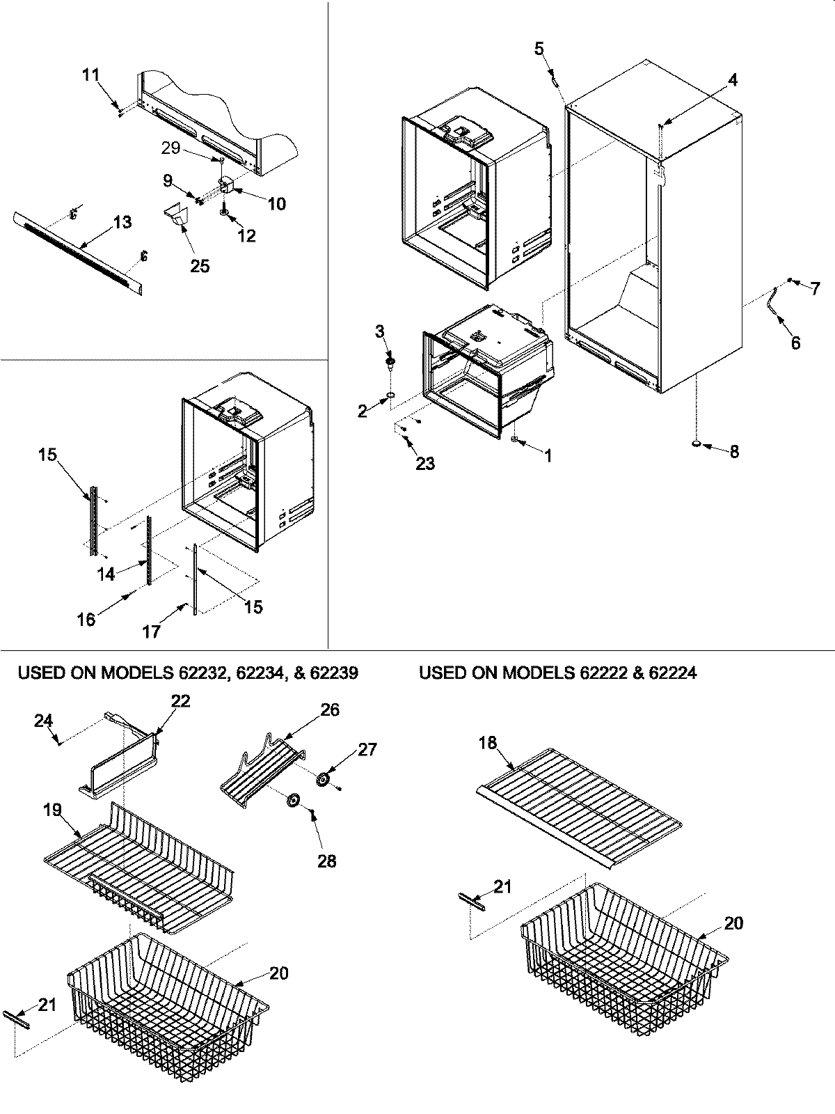 06 - INTERIOR CABINET & FREEZER SHELVING
