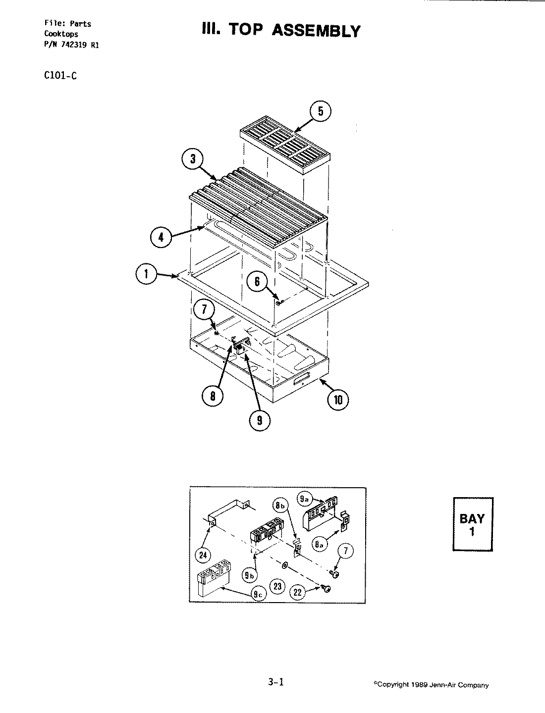 04 - TOP ASSEMBLY (C101-C)
