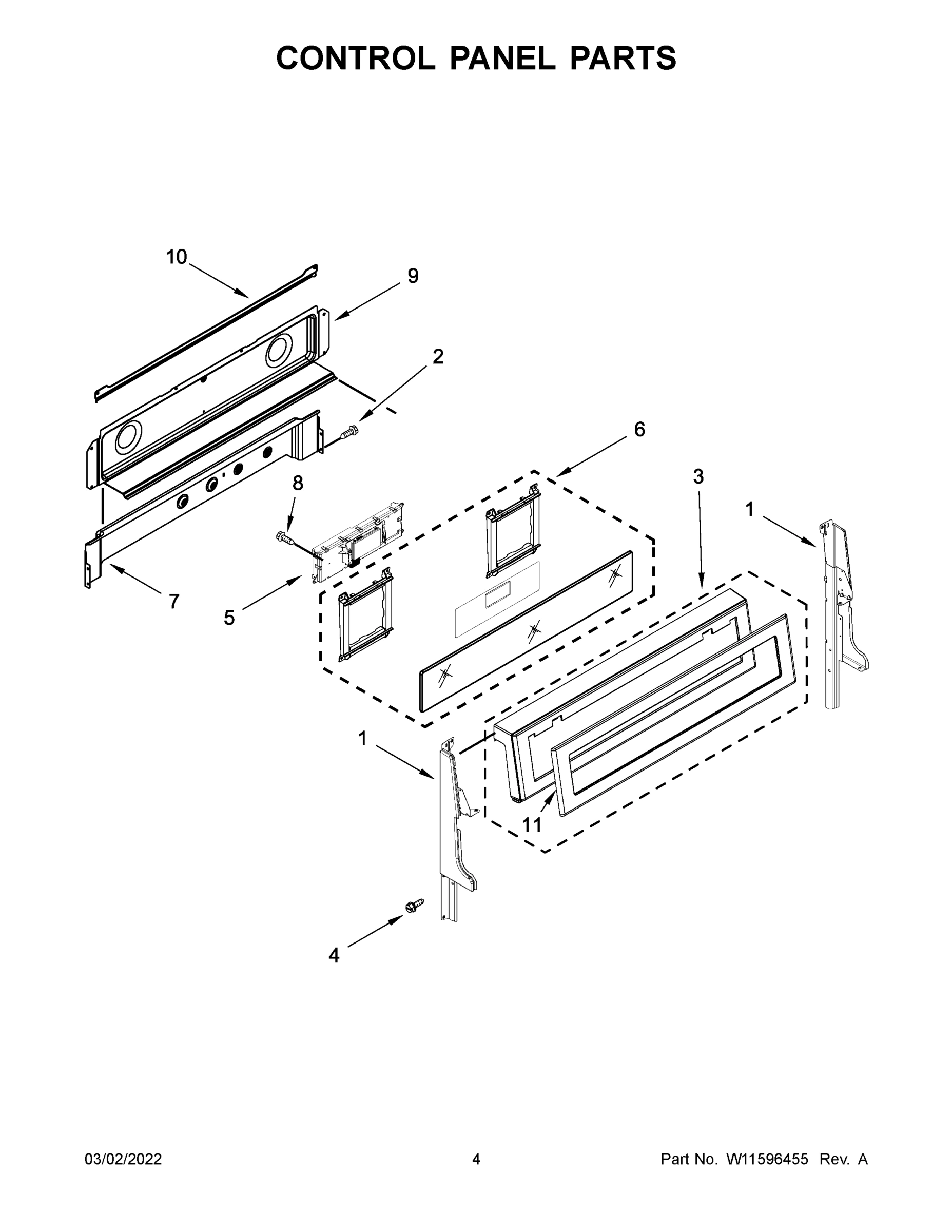 03 - CONTROL PANEL PARTS