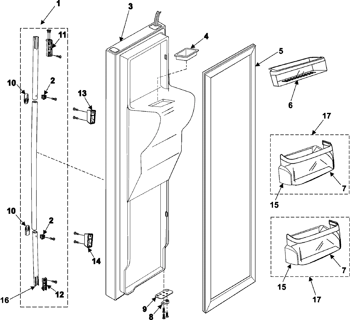 04 - FREEZER DOOR