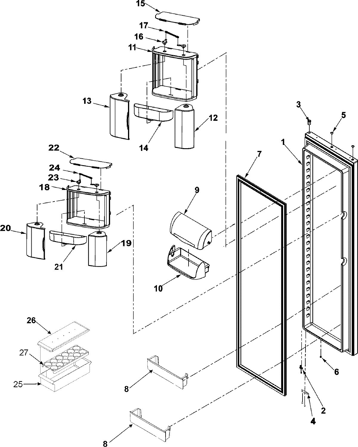 16 - REFRIGERATOR DOOR