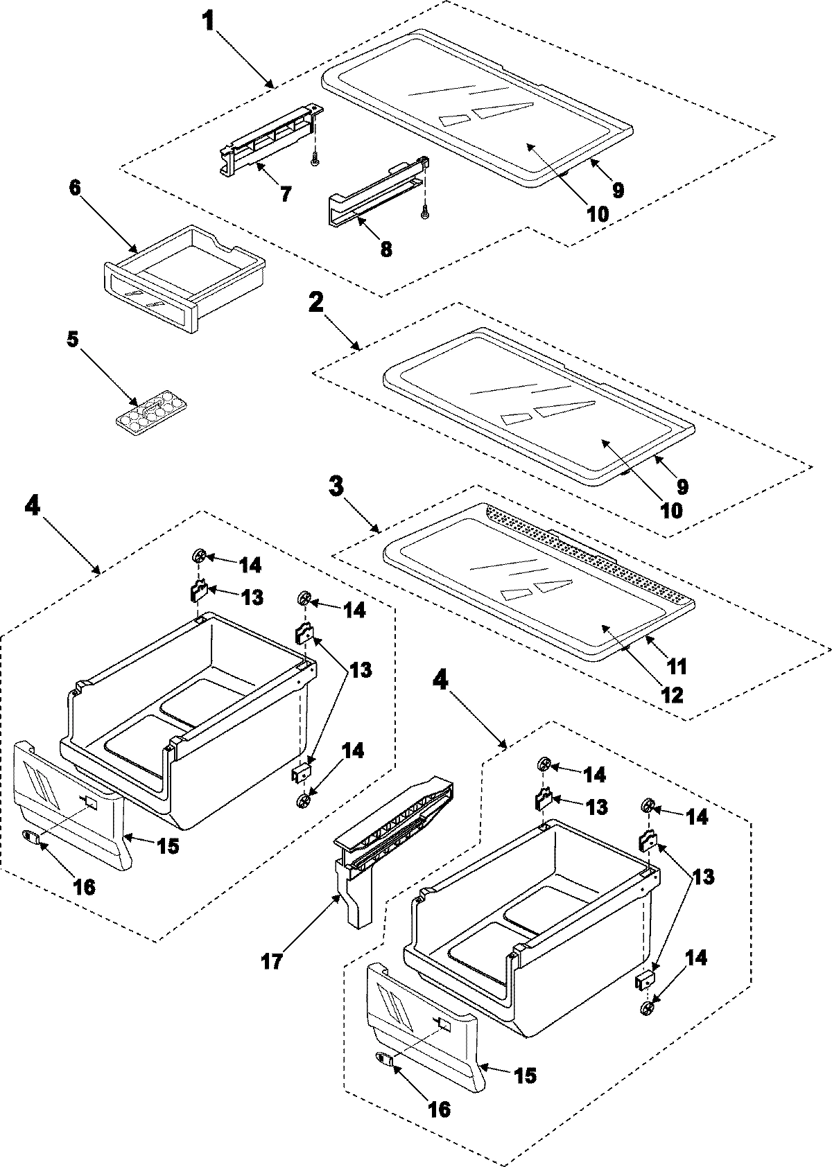 09 - REFRIGERATOR SHELVES