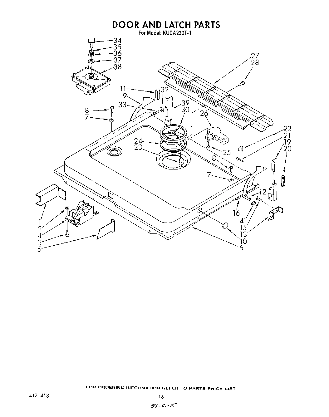 13 - DOOR AND LATCH
