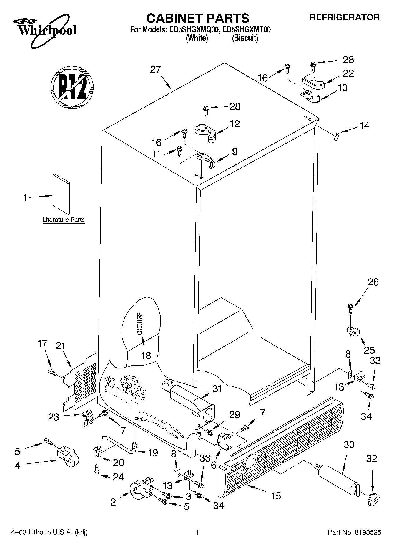 01 - CABINET PARTS