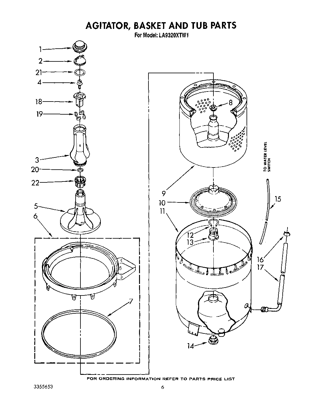 05 - AGITATOR, BASKET AND TUB