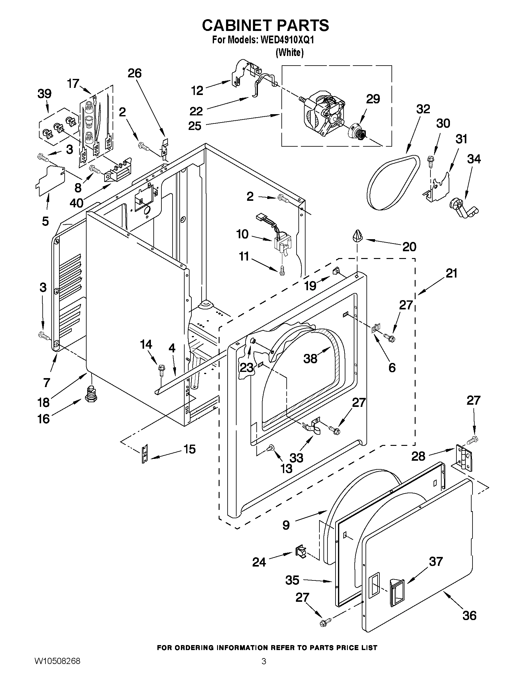 02 - CABINET PARTS