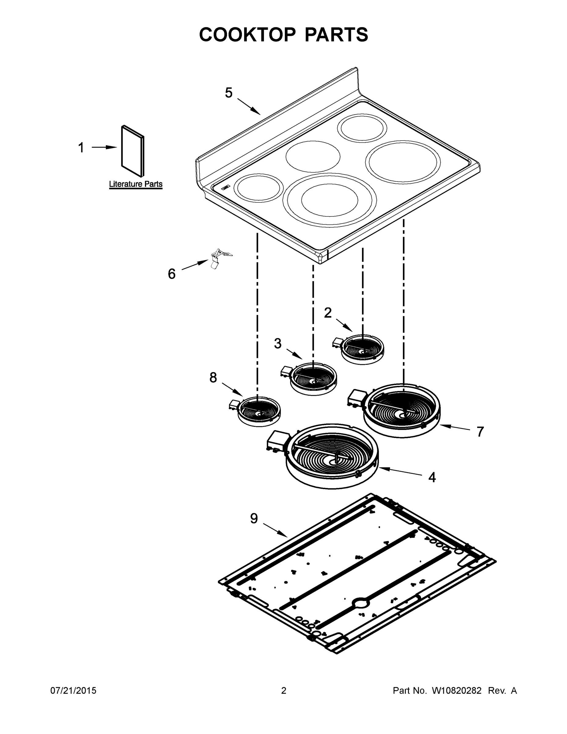02 - COOKTOP PARTS