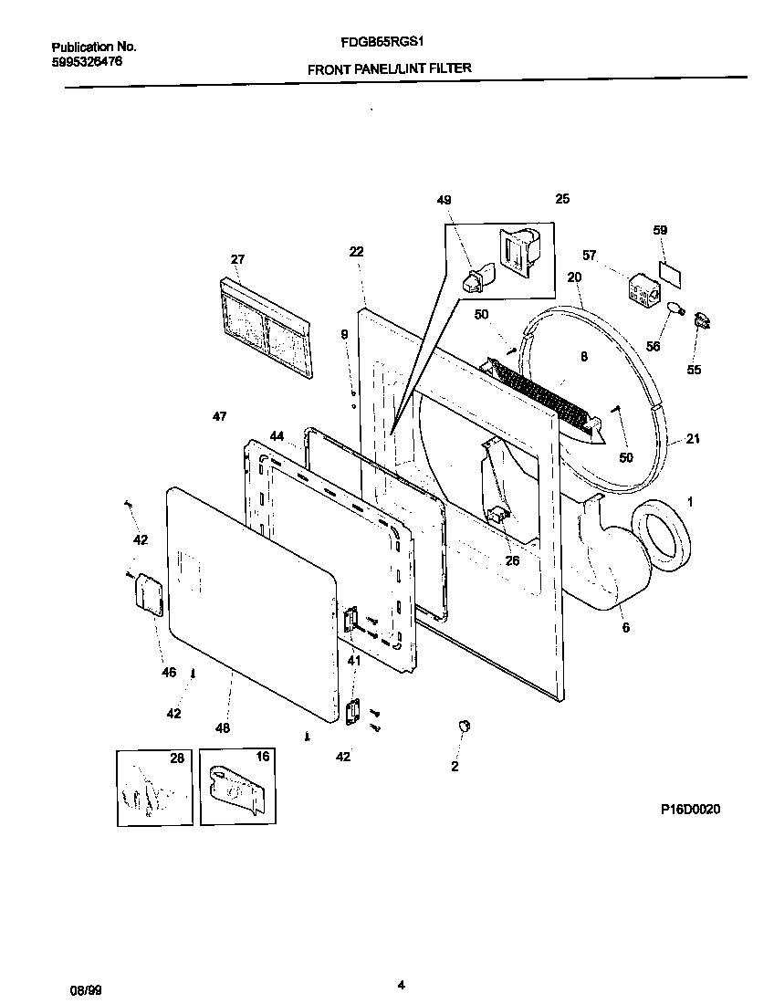 03 - P16D0020 FRNT PNL,DOOR