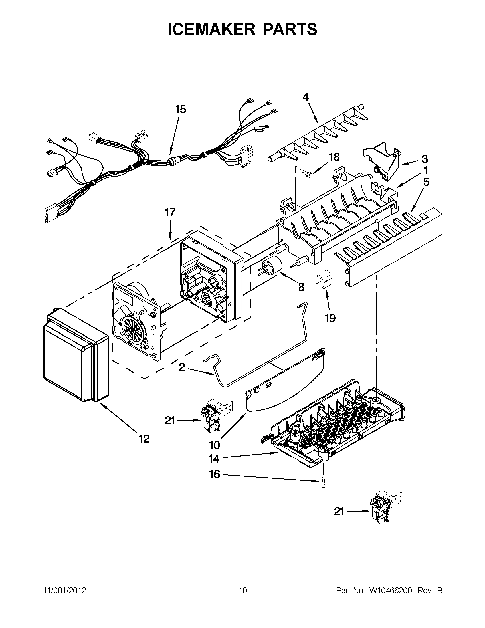05 - ICEMAKER PARTS