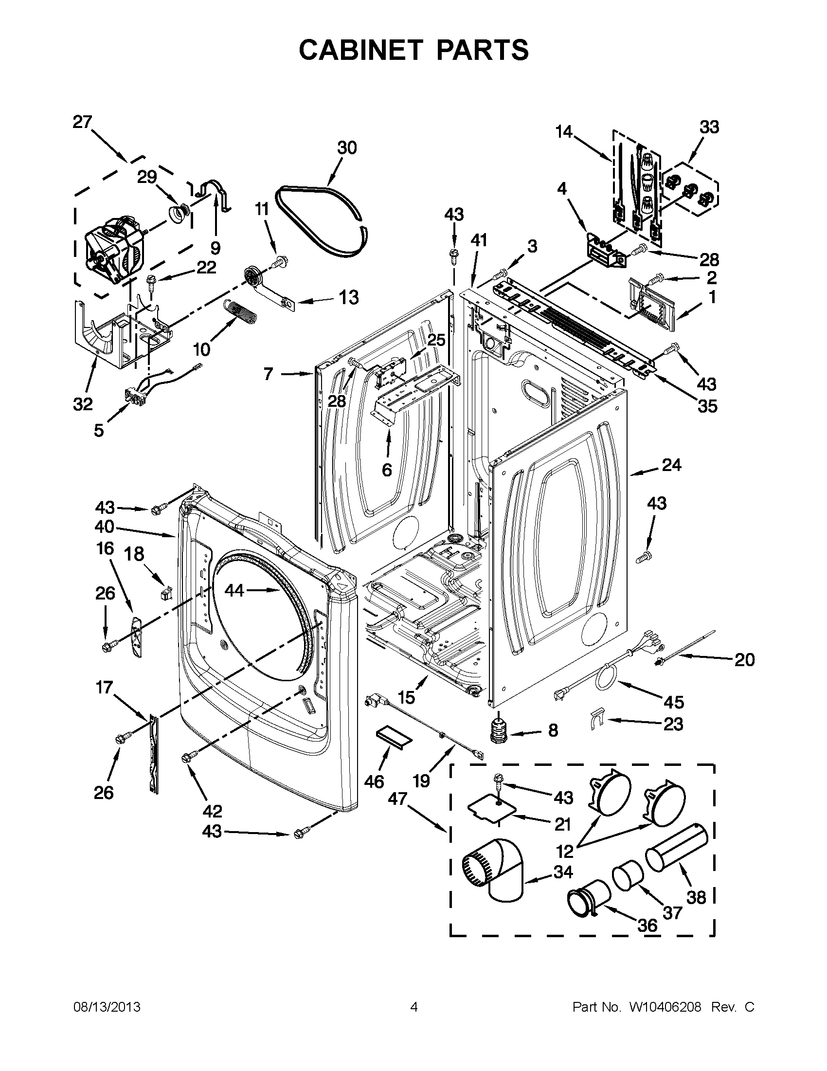 02 - CABINET PARTS