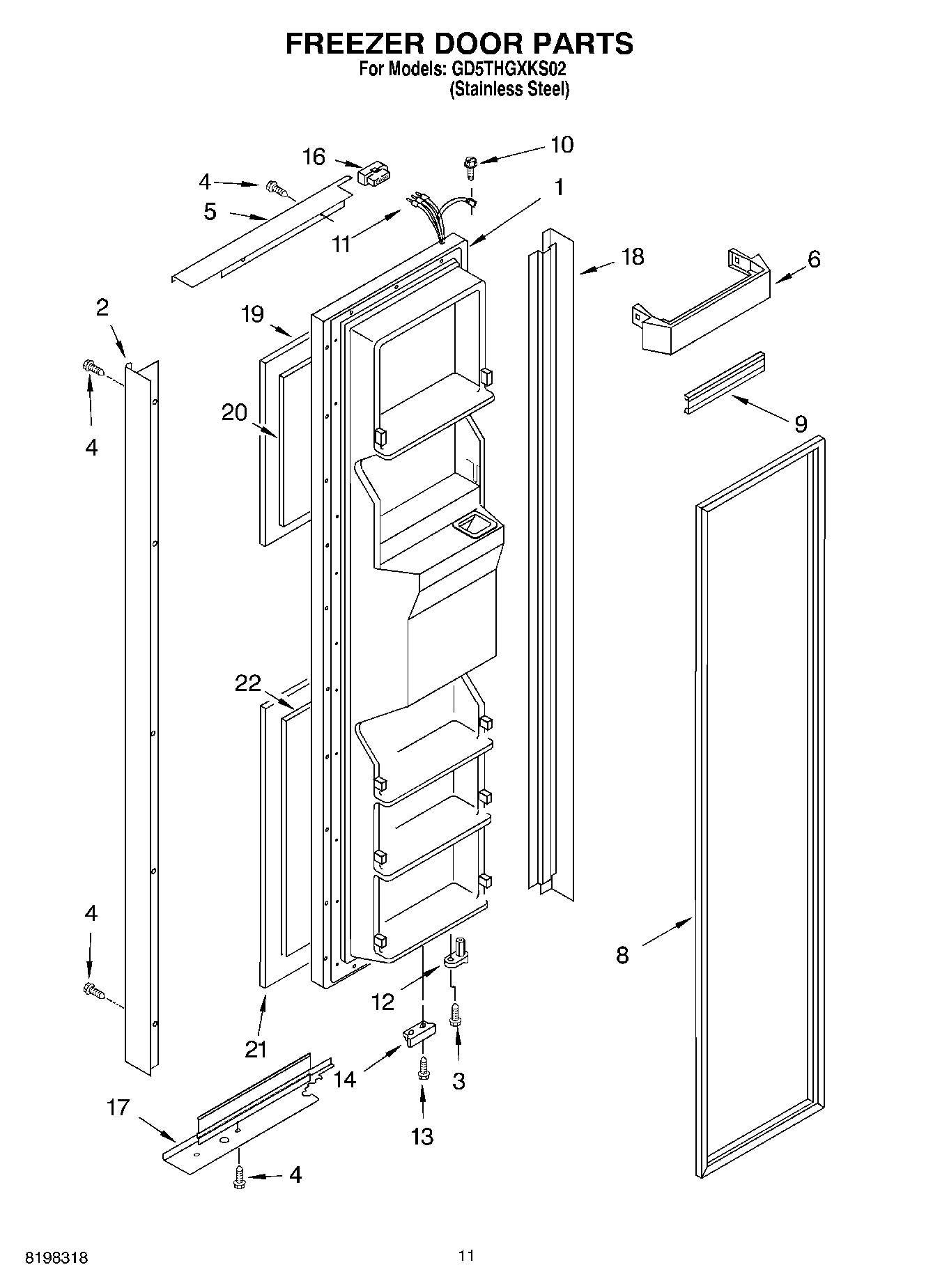 07 - FREEZER DOOR