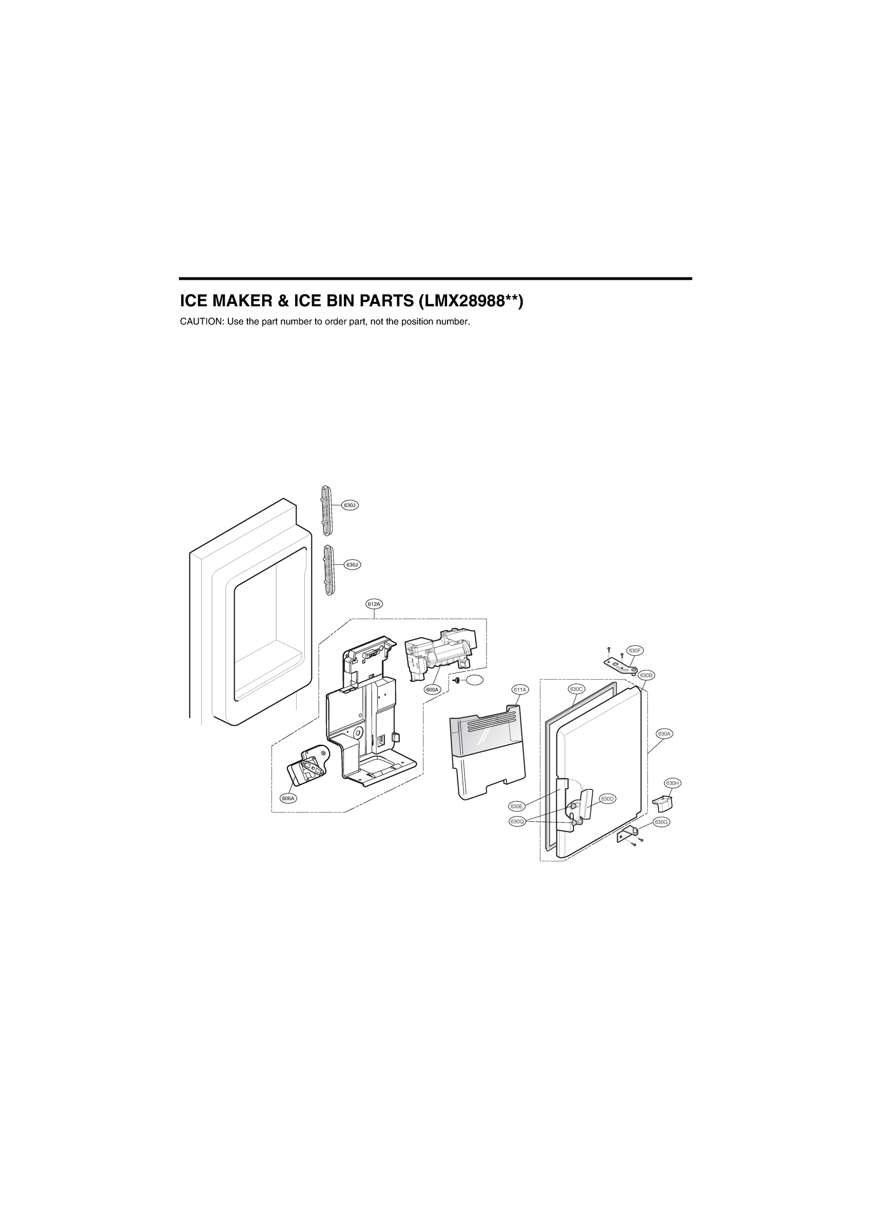 ICEMAKER & ICE BIN PARTS