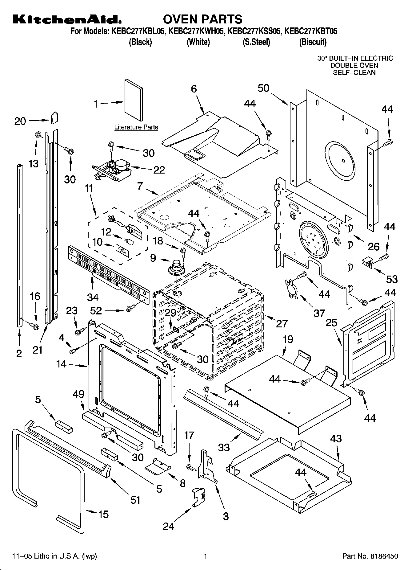 01 - OVEN PARTS