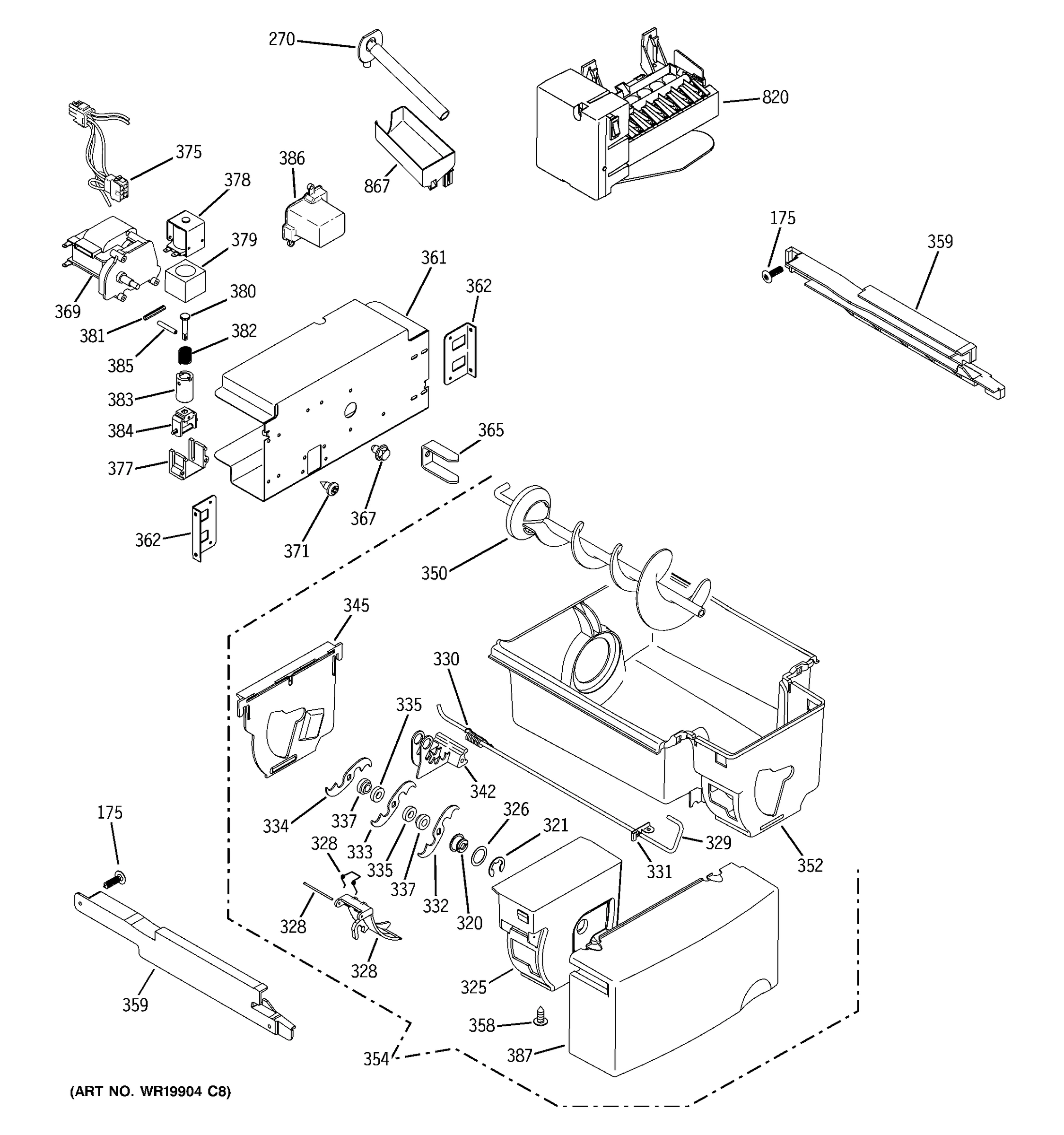 ICE MAKER & DISPENSER