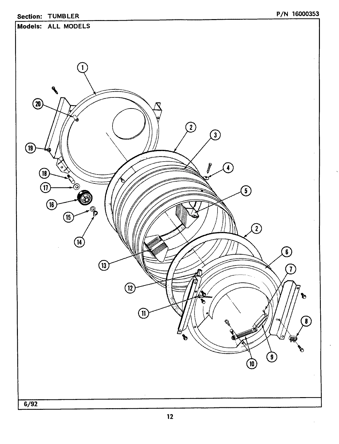 20 - TUMBLER (LSE9900AEL,AEW)