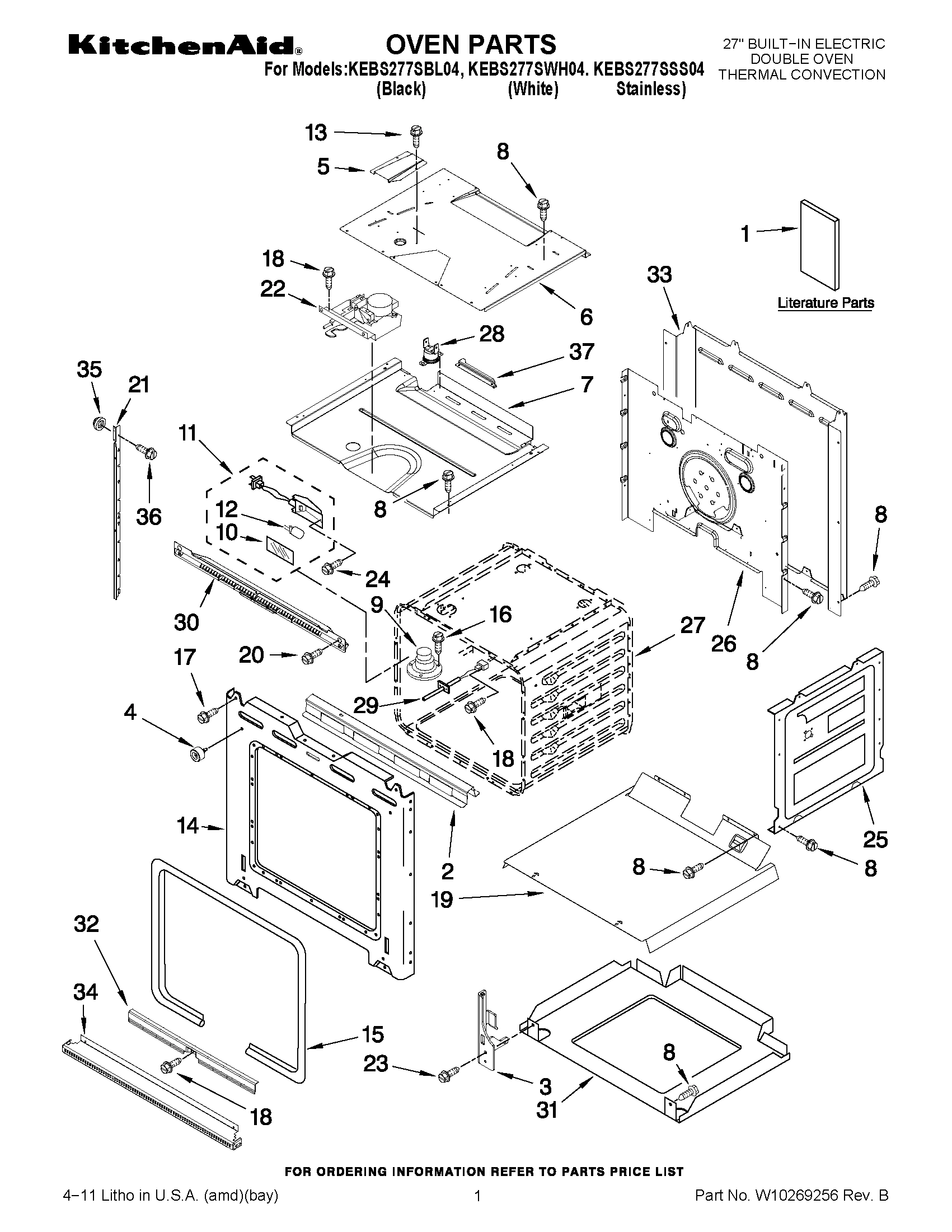 01 - OVEN PARTS