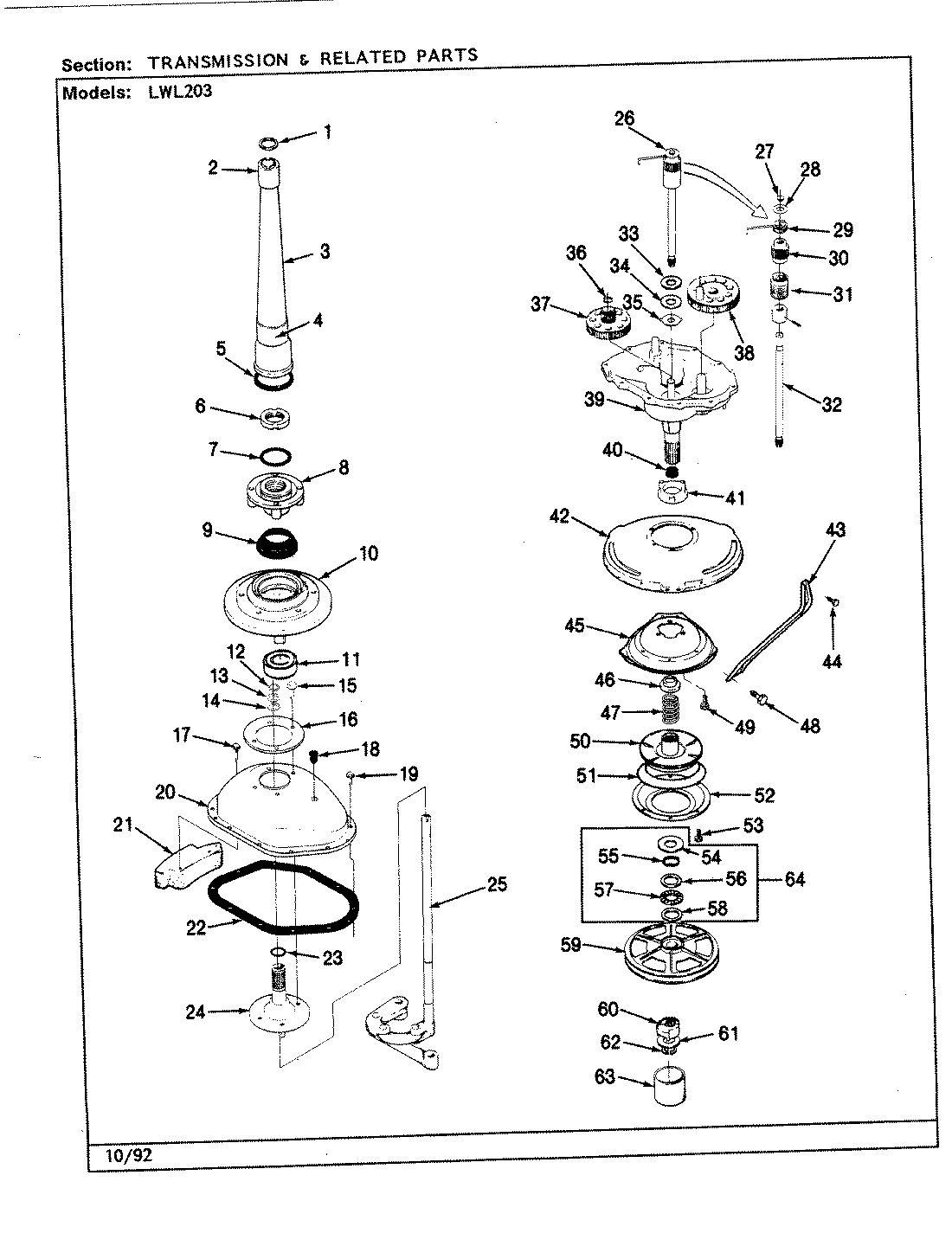 12 - TRANSMISSION & RELATED PARTS (REV. K-P)
