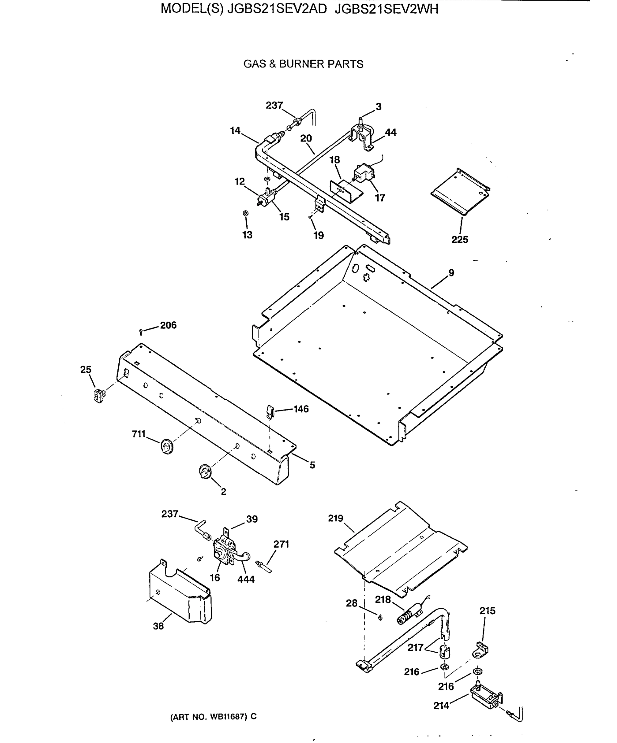 GAS & BURNER PARTS