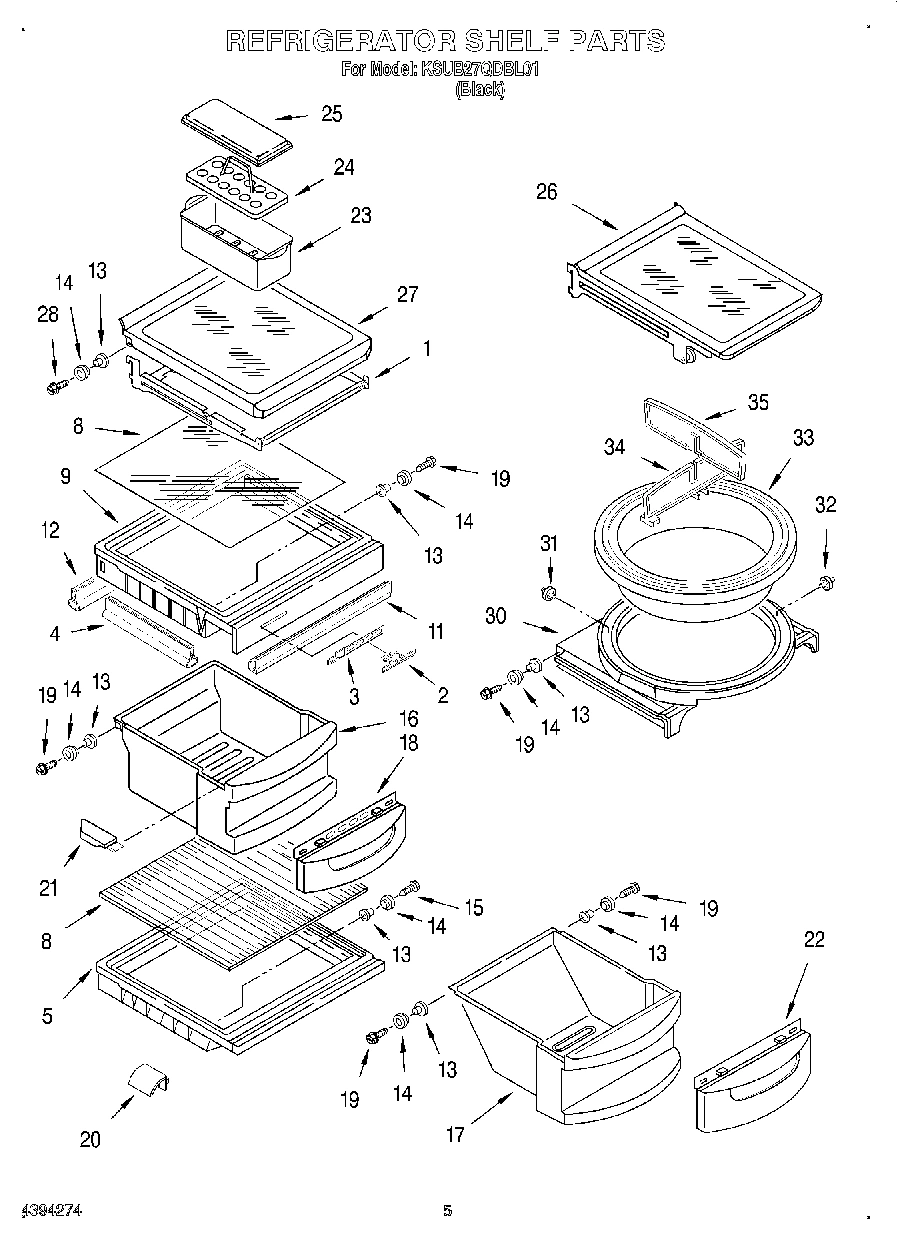 04 - REFRIGERATOR SHELF