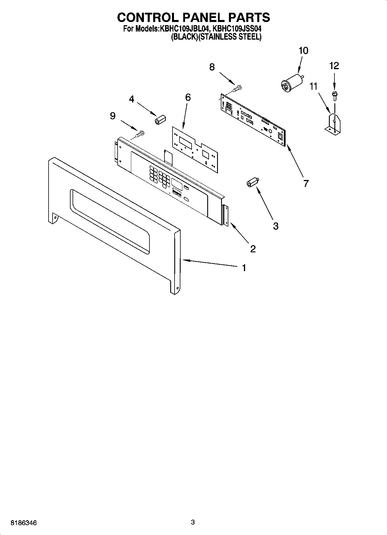 02 - CONTROL PANEL PARTS