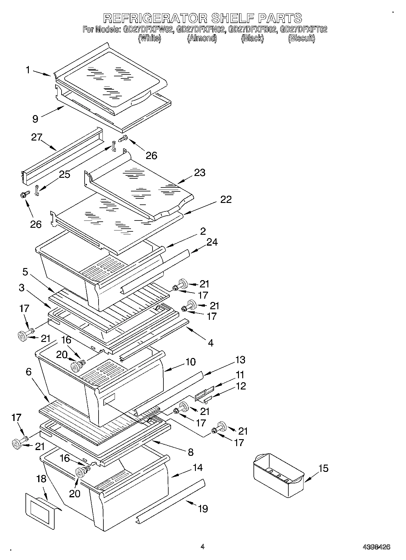 03 - REFRIGERATOR SHELF