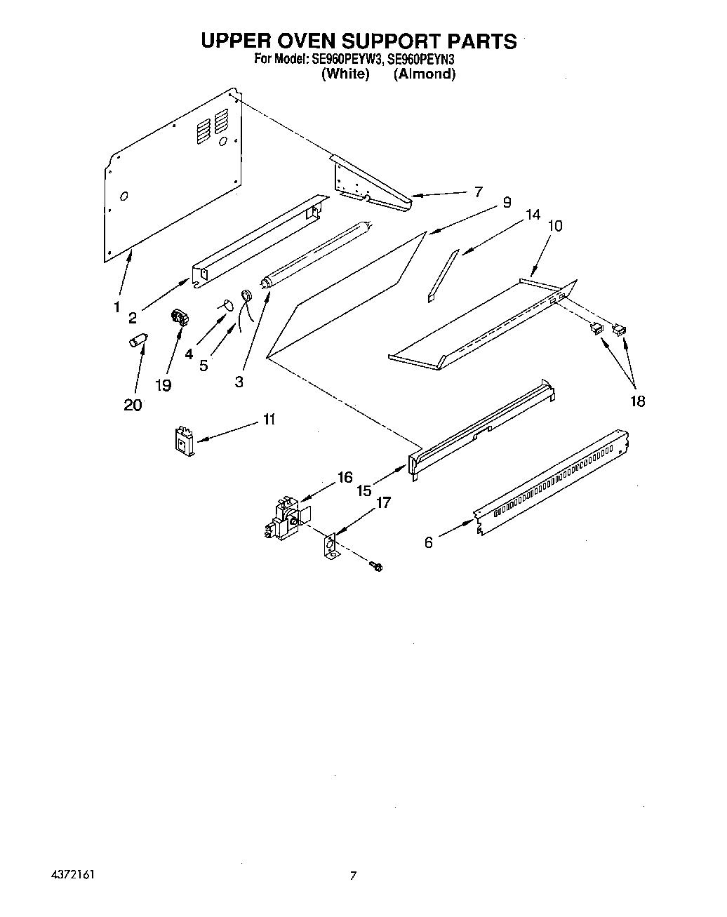 06 - UPPER OVEN SUPPORT
