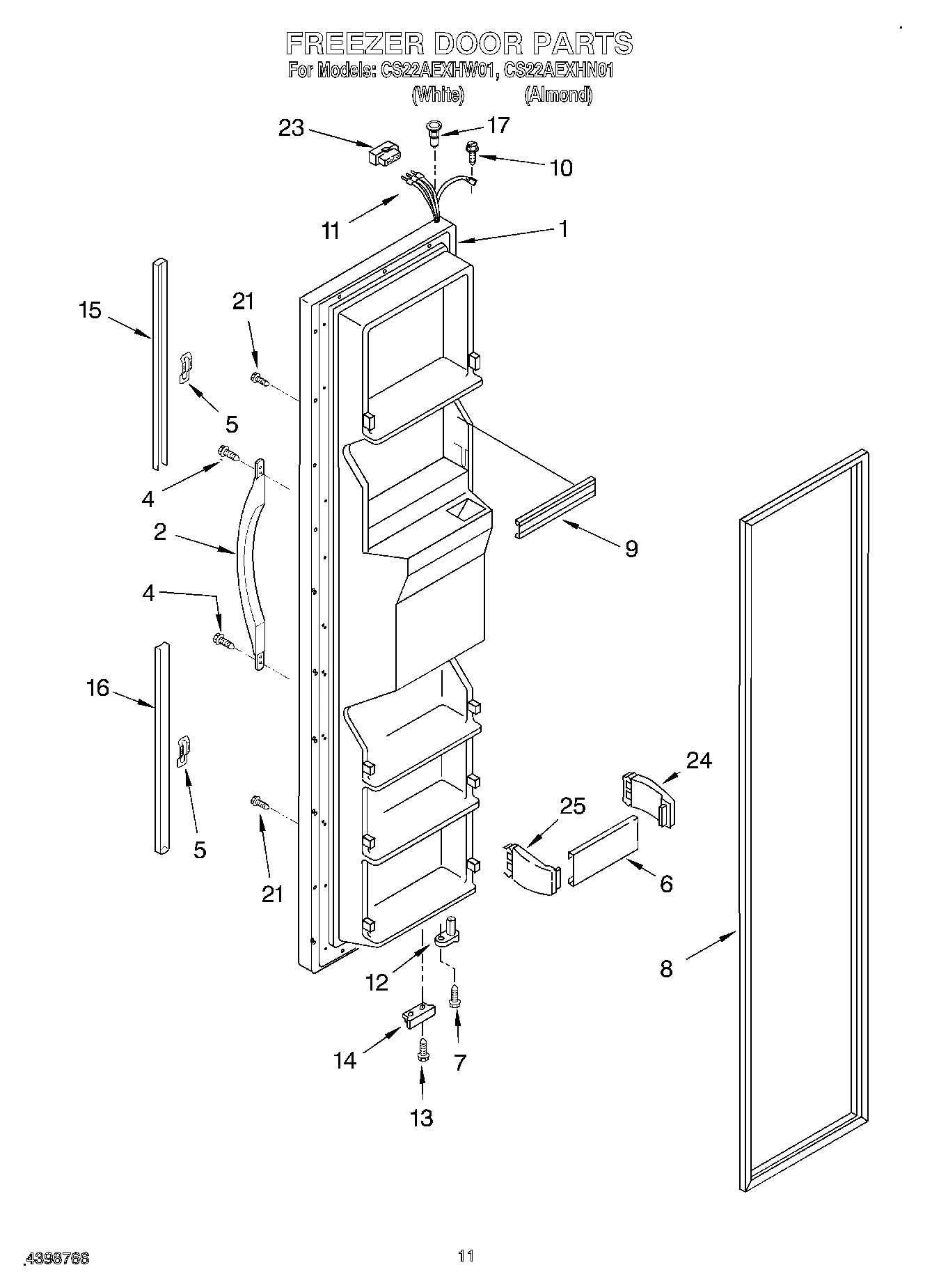 07 - FREEZER DOOR