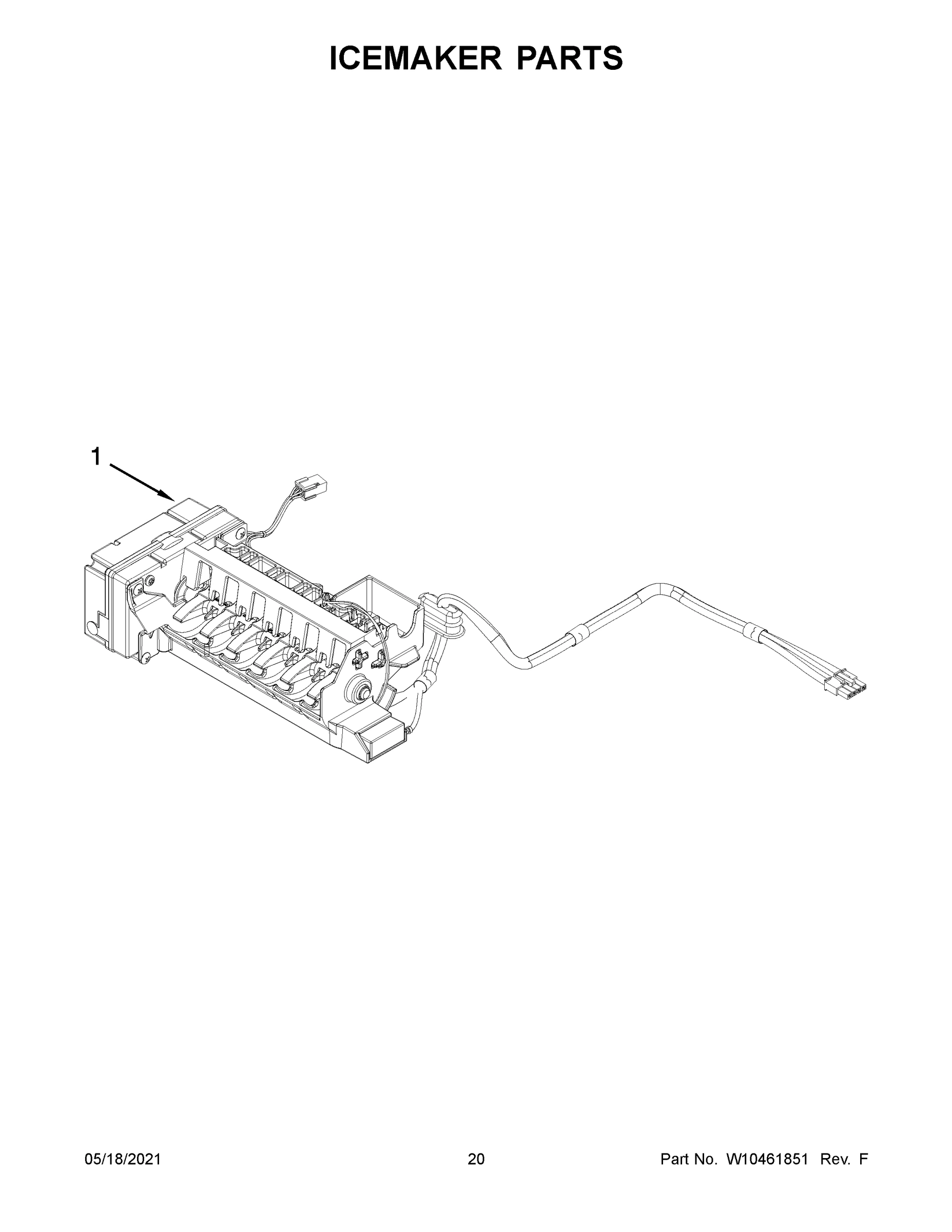 11 - ICEMAKER PARTS