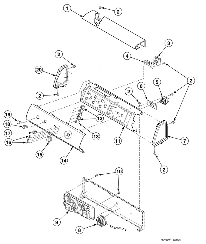 Graphic Panel, Control Support Panel And Controls