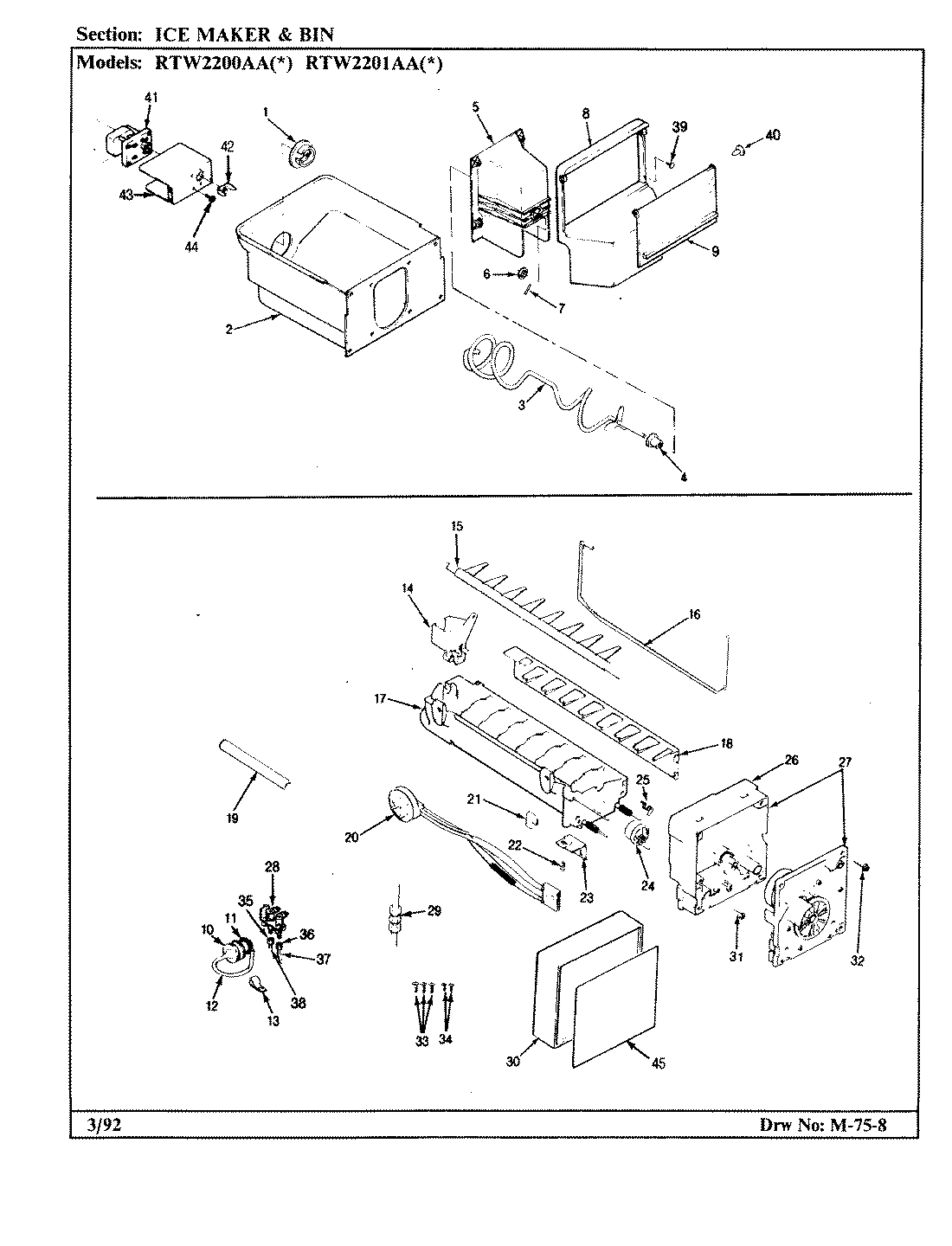 03 - ICE MAKER & BIN