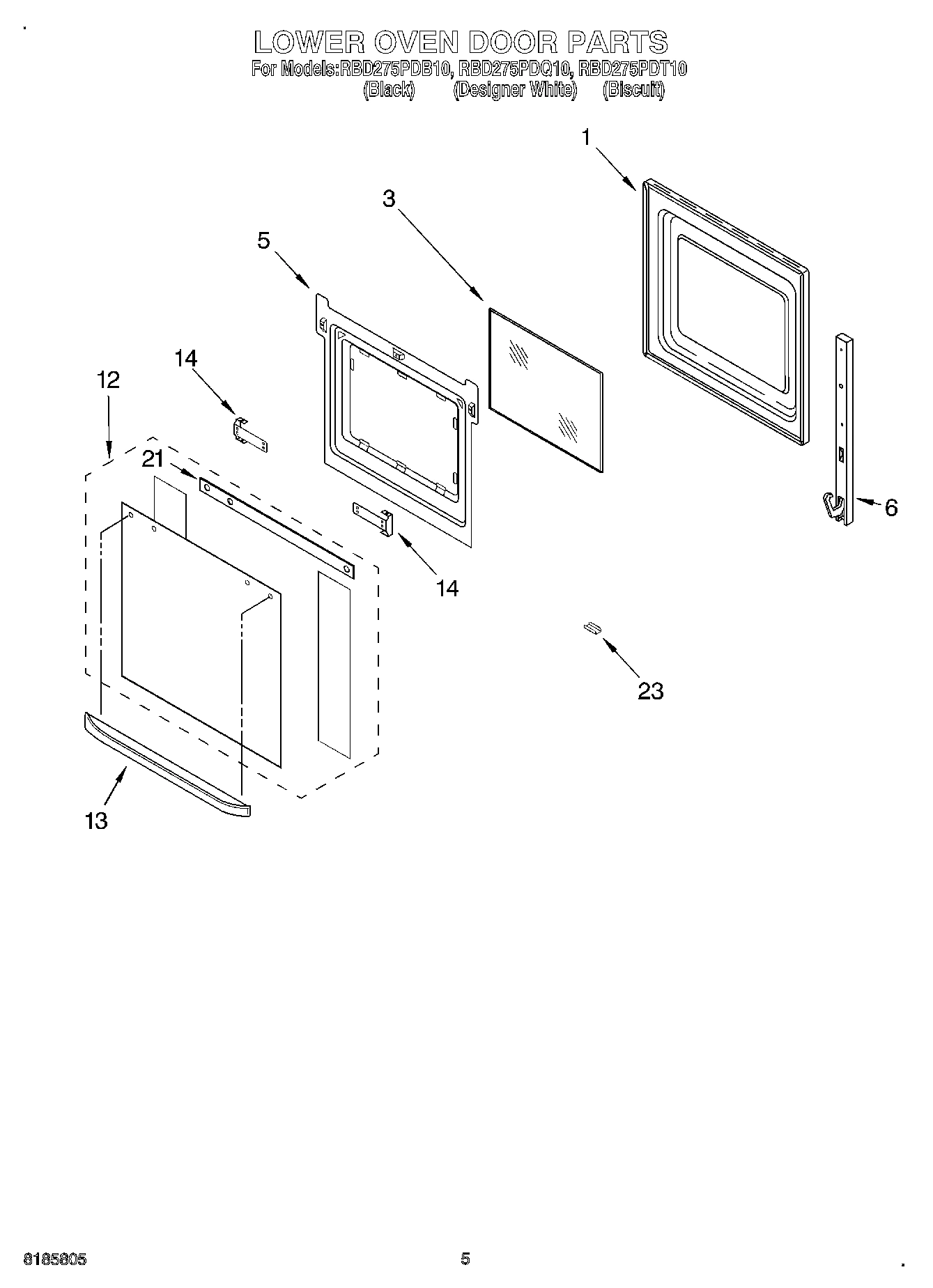 03 - LOWER OVEN DOOR